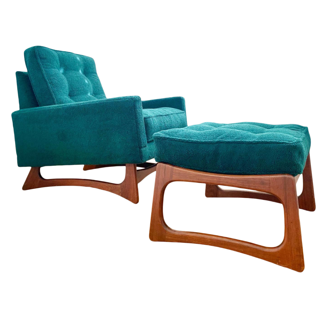 Adrian Pearsall 2406-C Lounge Chair and Ottoman