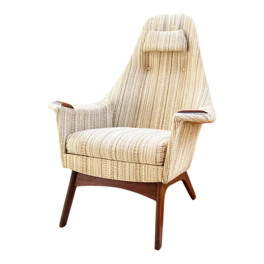 Mid Century Modern Adrian Pearsall High Back Lounge Chair