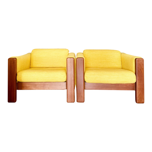 1974 Jim Eldon for Knoll Club Chairs - A Pair