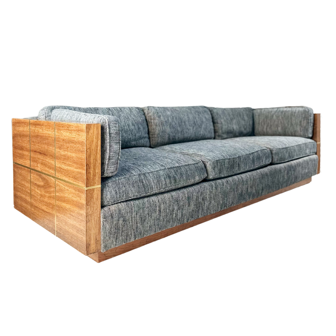 1970s Bernhardt "Flair Division" Walnut Cased Sofa