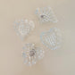 Crystal Card Suit Ashtrays / Ring Holders - Set of 4