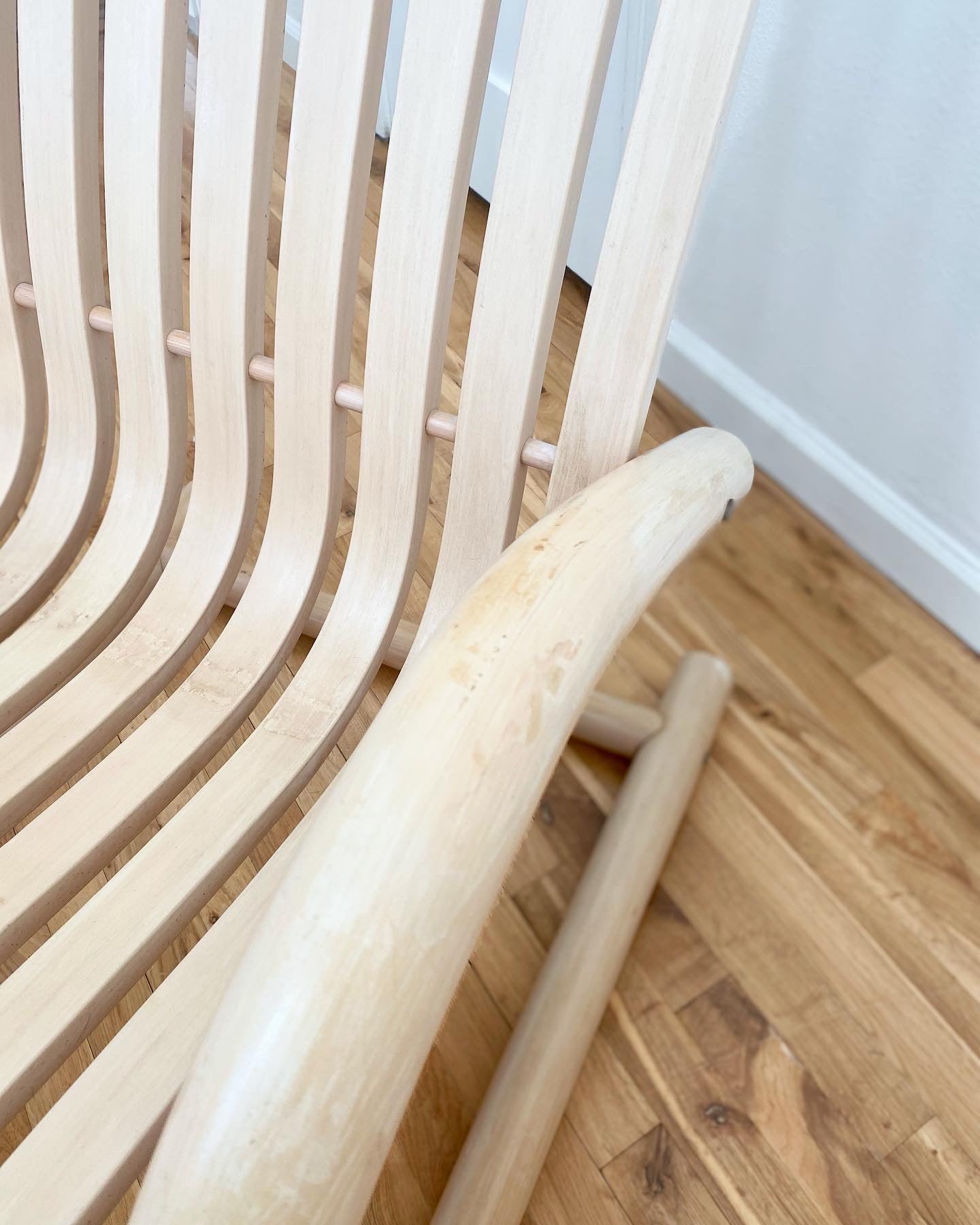 1970’s Scandinavian Slatted Bentwood Rocker