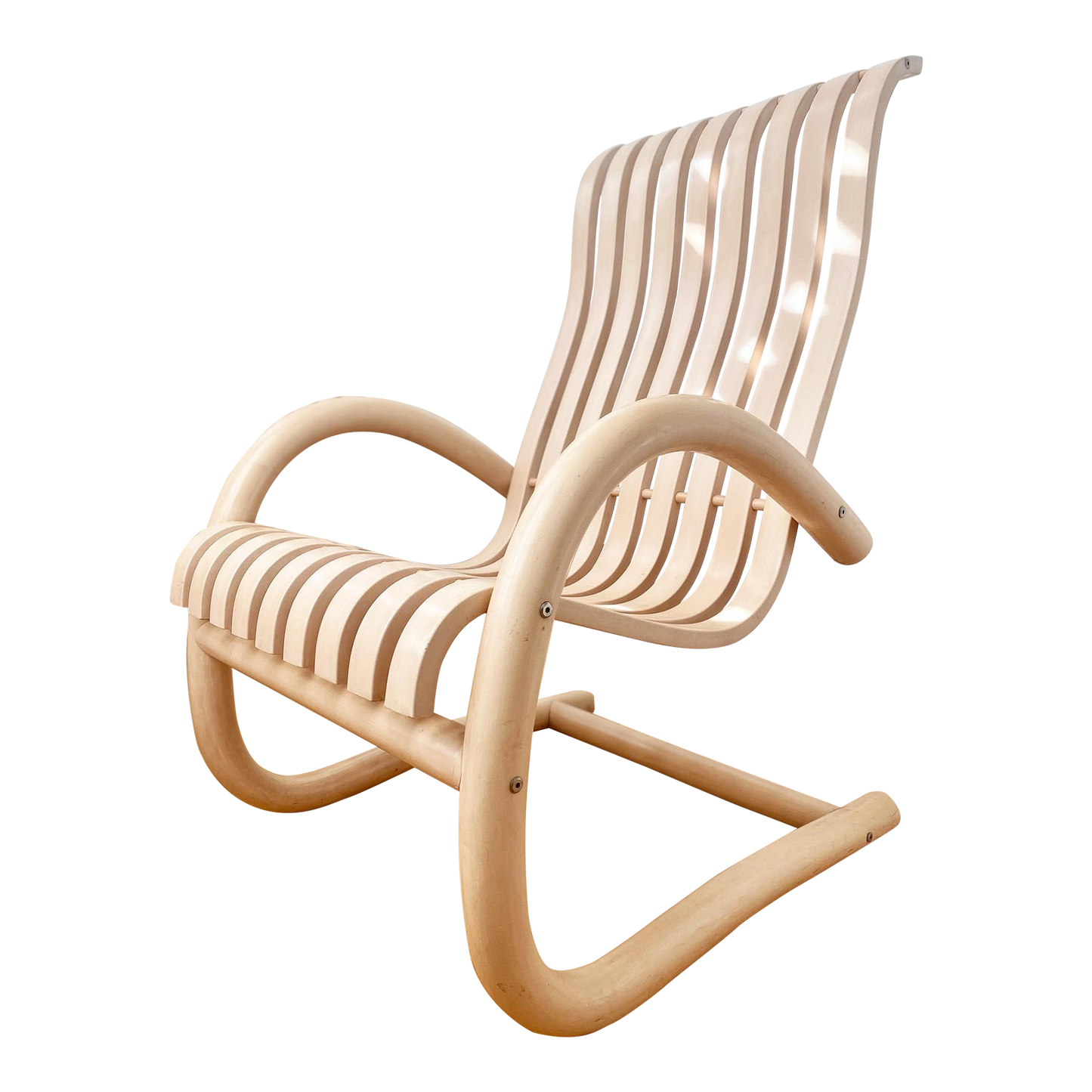 1970’s Scandinavian Slatted Bentwood Rocker