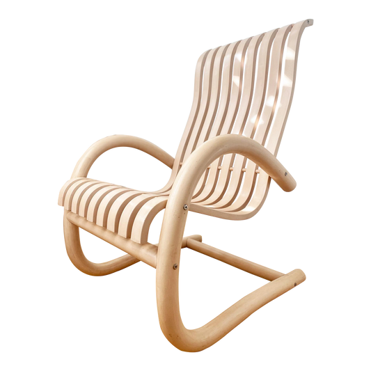 1970’s Scandinavian Slatted Bentwood Rocker