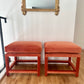 1978 Milo Baughman for Thayer Coggin Ottomans - a pair