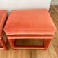 1978 Milo Baughman for Thayer Coggin Ottomans - a pair