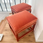 1978 Milo Baughman for Thayer Coggin Ottomans - a pair