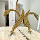 Vintage Sherle Wagner Brass Swan Tub Spout