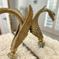 Vintage Sherle Wagner Brass Swan Tub Spout
