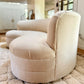 1980s Weiman Kidney-Shaped Sofa - 2 available