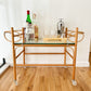 1970s Sculptural Pencil Reed Bar Trolley