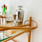 1970s Sculptural Pencil Reed Bar Trolley