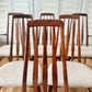 1960s Niels Koefoed Rosewood 'Eva' Dining Chairs - set of 6