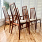 1960s Niels Koefoed Rosewood 'Eva' Dining Chairs - set of 6