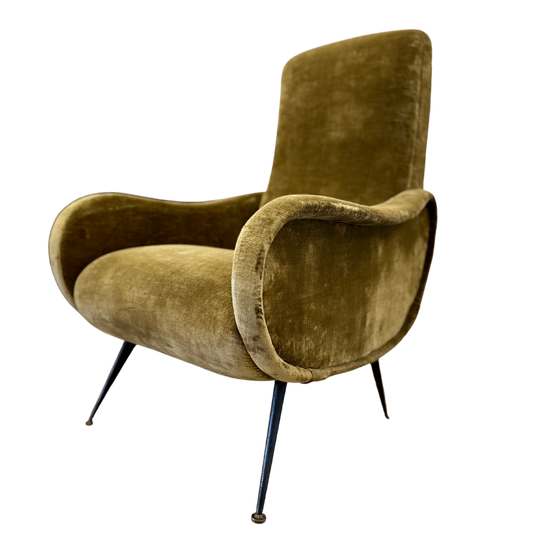 1950s Italian Marco Zanuso 'Lady Chair'