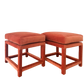 1978 Milo Baughman for Thayer Coggin Ottomans - a pair