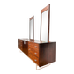 1960’s Rosewood, Lucite and Chrome Dresser From Modernage Furniture Company