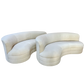 1980s Weiman Kidney-Shaped Sofa - 2 available
