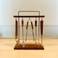 1960s MCM Wood & Steel Bar Tool Set