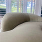 Kagan Style Cloud Sofa Newly Upholstered in Sage Velvet